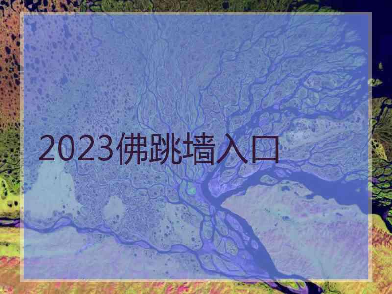 2023佛跳墙入口