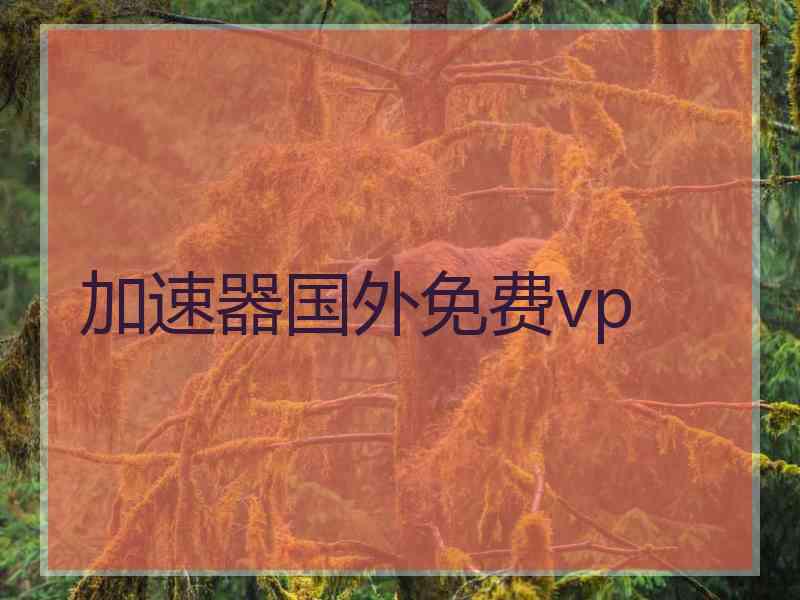 加速器国外免费vp