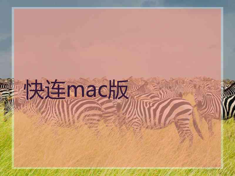 快连mac版