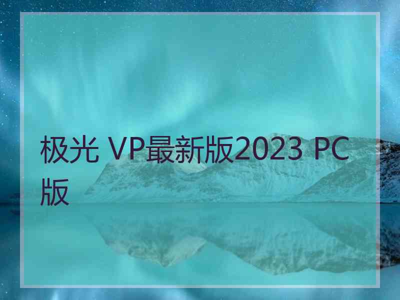 极光 VP最新版2023 PC版